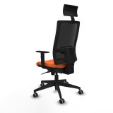Kontorstol med hovedg�rde Piqueras y Crespo 1D066G1 Orange #4