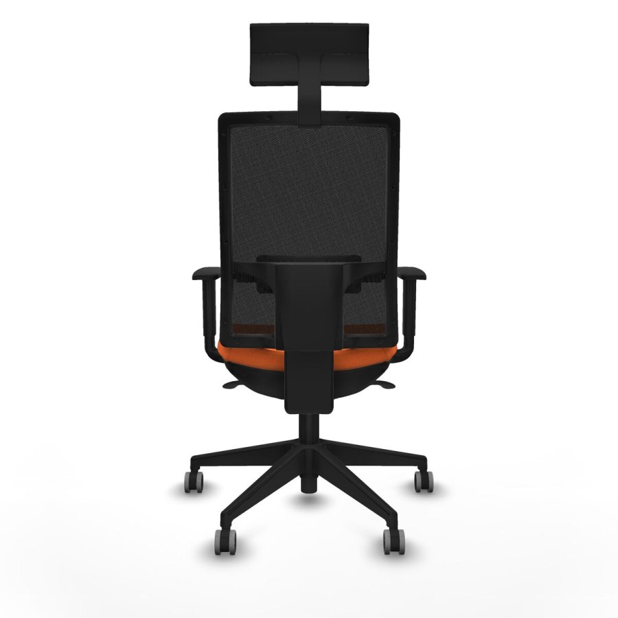 Kontorstol med hovedg�rde Piqueras y Crespo 1D066G1 Orange #5