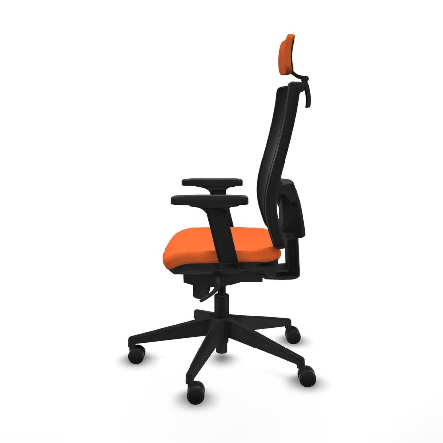 Kontorstol med hovedgrde Piqueras y Crespo 2D066N2 Orange #3