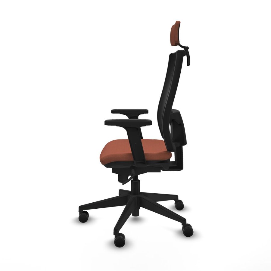 Kontorstol med hovedgrde Piqueras y Crespo 2D066N2 Brun Sort #3