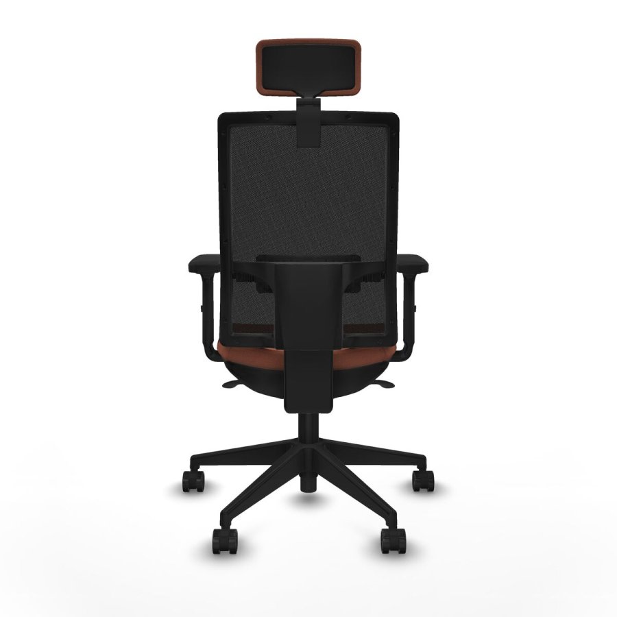 Kontorstol med hovedgrde Piqueras y Crespo 2D066N2 Brun Sort #5