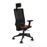 Kontorstol med hovedgrde Piqueras y Crespo 2D066N2 Brun Sort #6