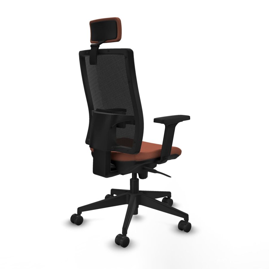 Kontorstol med hovedgrde Piqueras y Crespo 2D066N2 Brun Sort #6