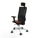 Kontorstol med hovedgrde Piqueras y Crespo 2D086N2 Brun Sort #4