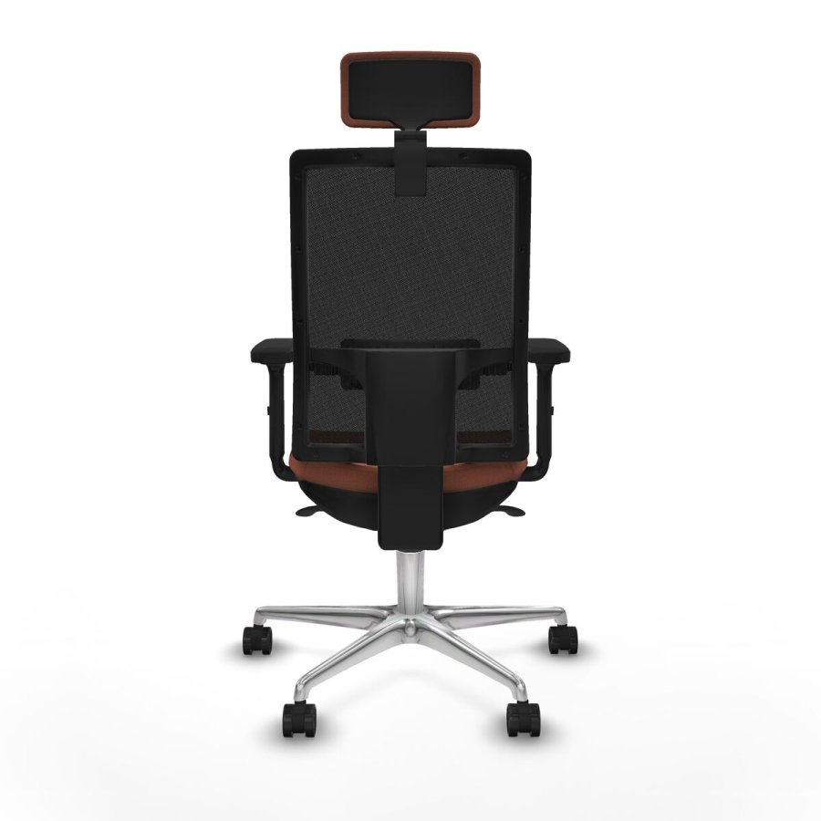 Kontorstol med hovedgrde Piqueras y Crespo 2D086N2 Brun Sort #5