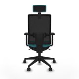 Kontorstol med hovedgrde Piqueras y Crespo 2D066N2 Turkisbl #5