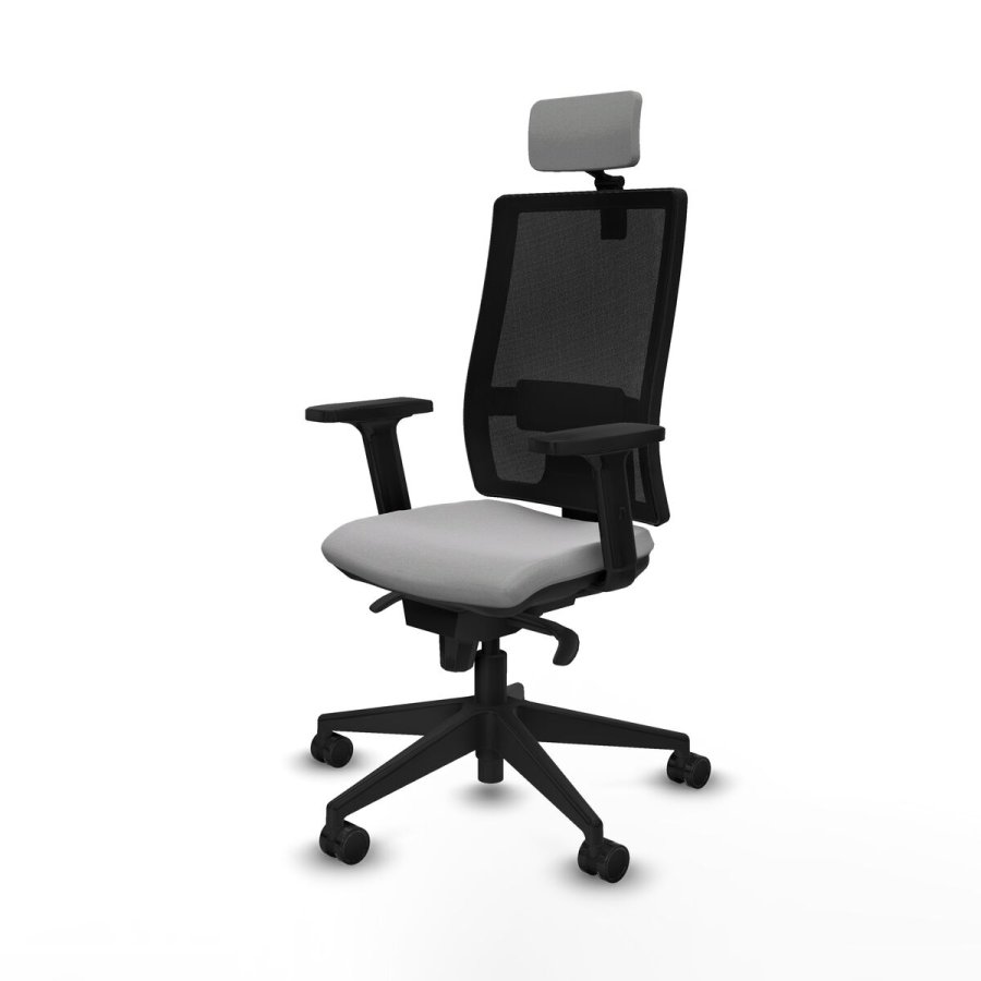 Kontorstol med hovedgrde Piqueras y Crespo 2D066N2 Lysegr #2