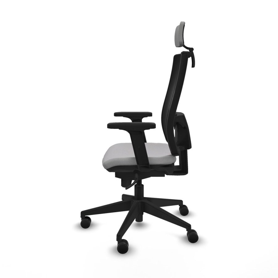 Kontorstol med hovedgrde Piqueras y Crespo 2D066N2 Lysegr #3