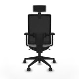 Kontorstol med hovedgrde Piqueras y Crespo 2D066N2 Lysegr #5