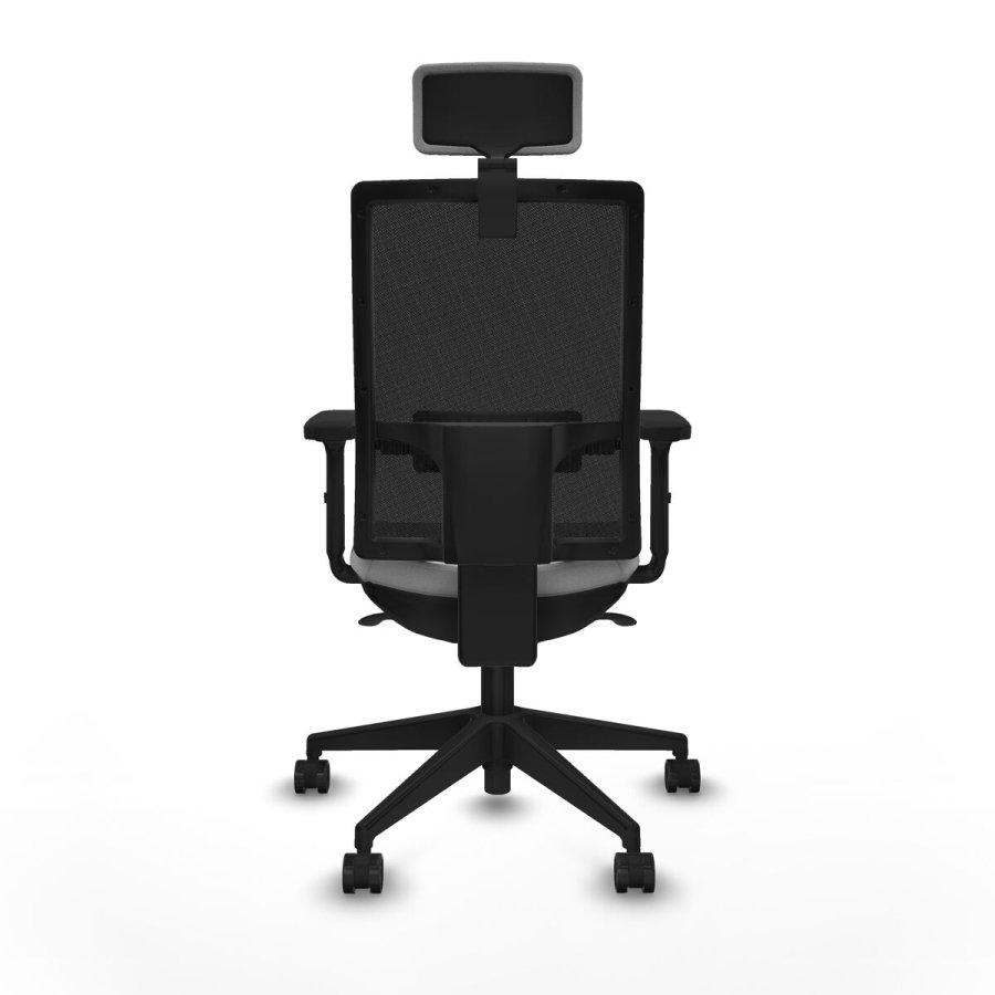 Kontorstol med hovedgrde Piqueras y Crespo 2D066N2 Lysegr #5