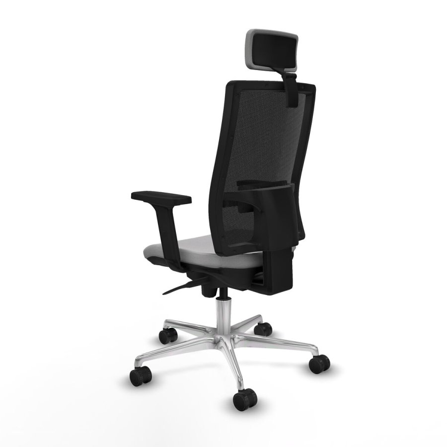 Kontorstol med hovedgrde Piqueras y Crespo 2D086N2 Lysegr #4