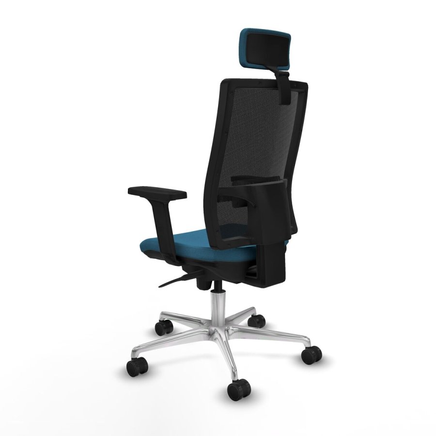 Kontorstol med hovedgrde Piqueras y Crespo 2D086N2 Sort Petroleum grn #4