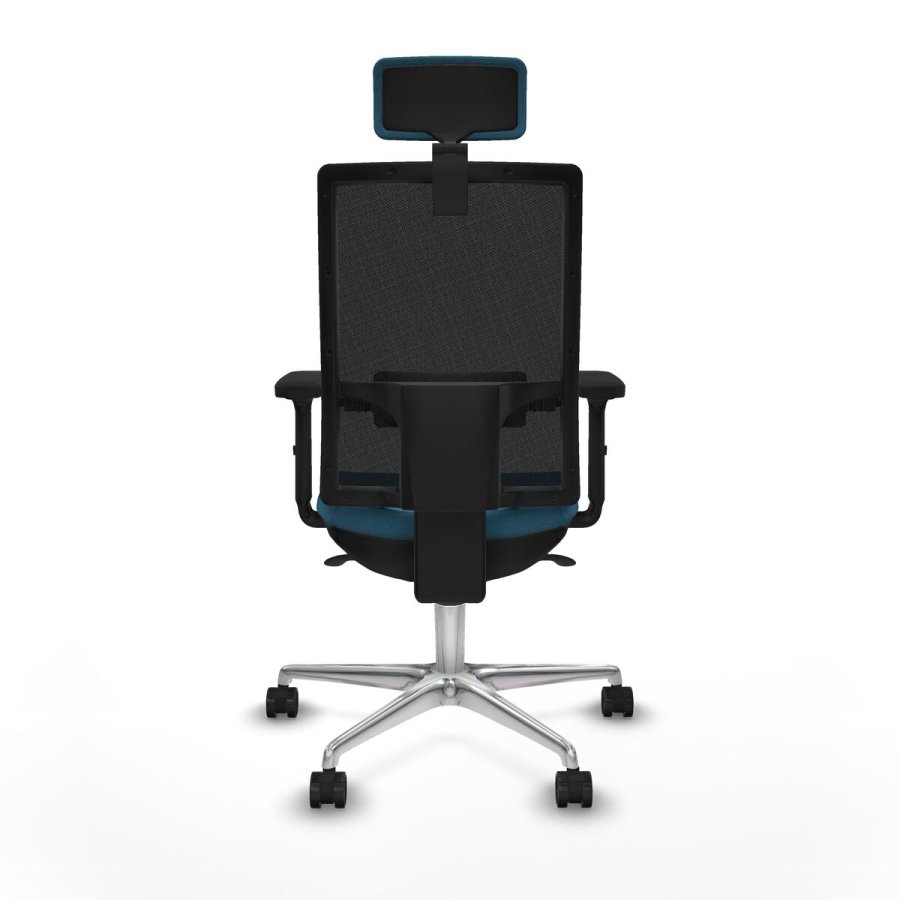 Kontorstol med hovedgrde Piqueras y Crespo 2D086N2 Sort Petroleum grn #5