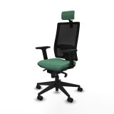 Kontorstol med hovedgrde Piqueras y Crespo 2D066N2 Smaragdgrn #2
