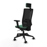 Kontorstol med hovedgrde Piqueras y Crespo 2D066N2 Smaragdgrn #4