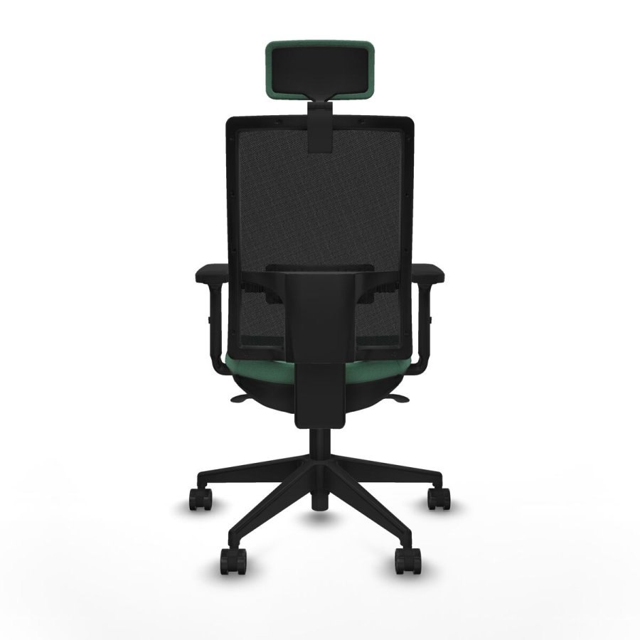 Kontorstol med hovedgrde Piqueras y Crespo 2D066N2 Smaragdgrn #5