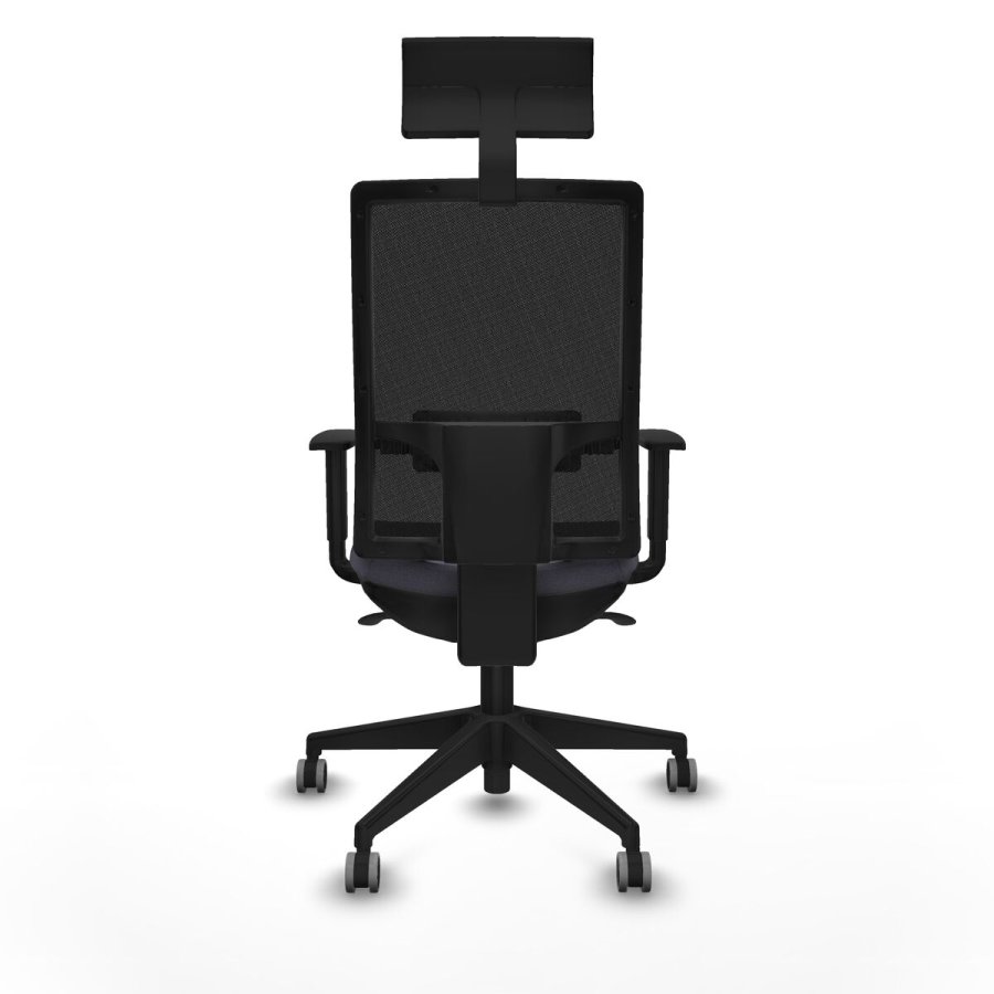 Kontorstol med hovedg�rde Piqueras y Crespo 1D066G1 M�rkegr� #5