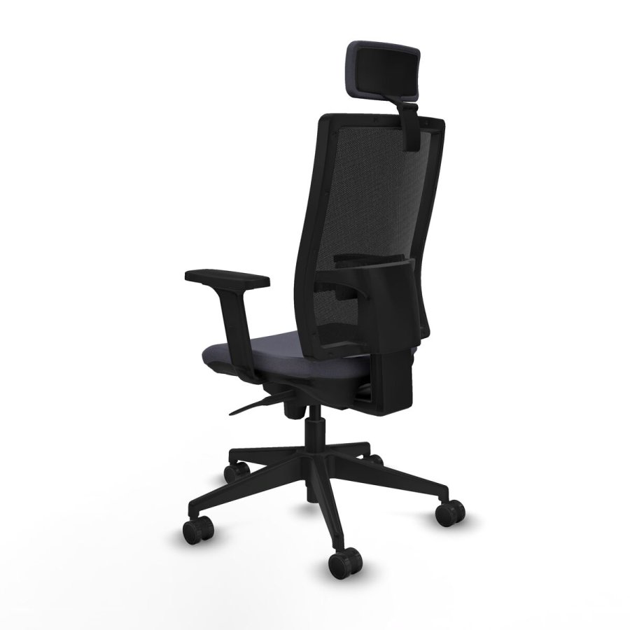 Kontorstol med hovedgrde Piqueras y Crespo 2D066N2 Mrkegr #4