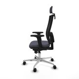 Kontorstol med hovedgrde Piqueras y Crespo 2D086N2 Mrkegr #3