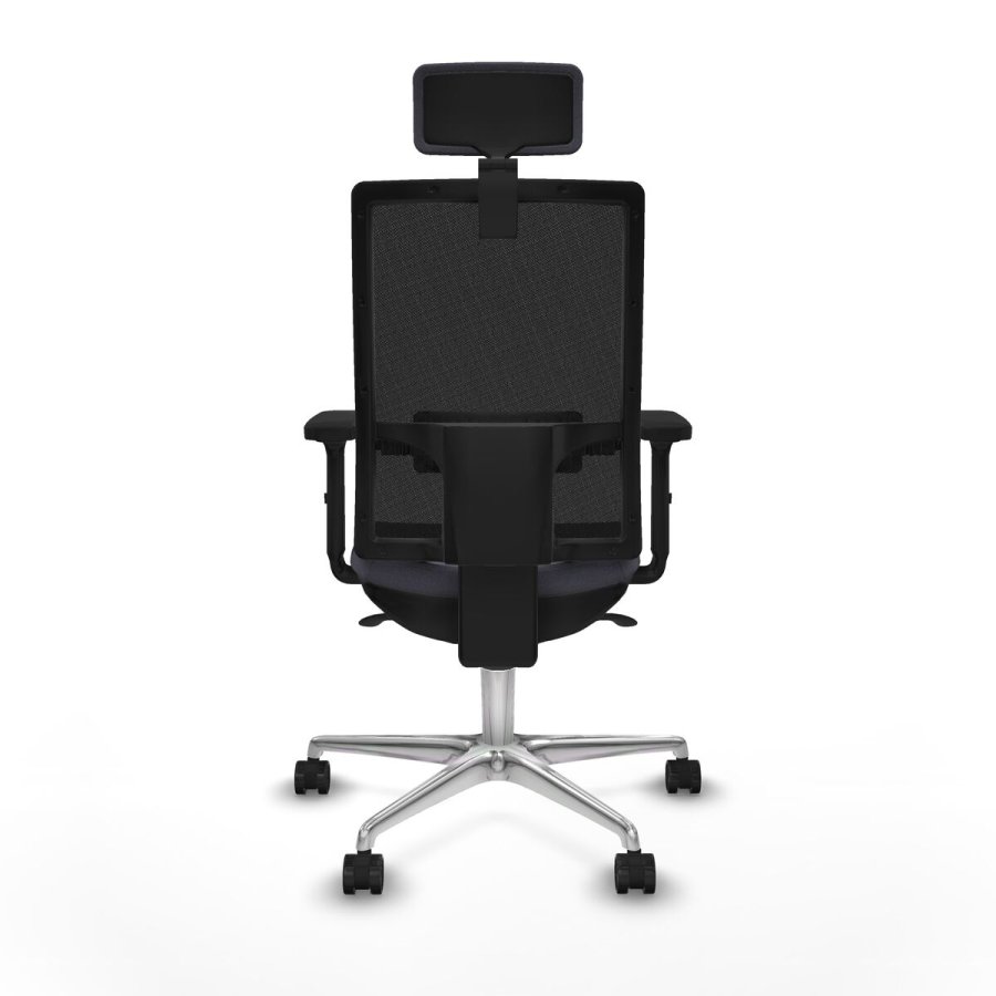 Kontorstol med hovedgrde Piqueras y Crespo 2D086N2 Mrkegr #5