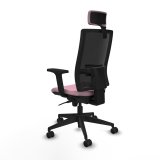 Kontorstol med hovedgrde Piqueras y Crespo 2D066N2 Pink #4