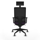 Kontorstol med hovedg�rde Piqueras y Crespo 1D066G1 Lilla #5