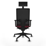 Kontorstol med hovedg�rde Piqueras y Crespo 1D066G1 R�dbrun #5