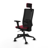 Kontorstol med hovedgrde Piqueras y Crespo 2D066N2 Rdbrun #4