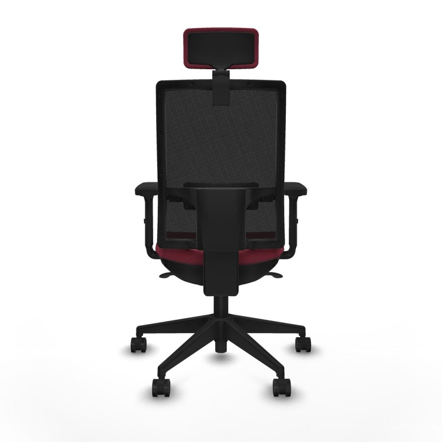 Kontorstol med hovedgrde Piqueras y Crespo 2D066N2 Rdbrun #5
