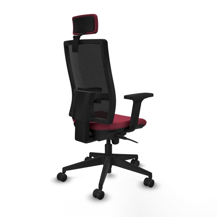 Kontorstol med hovedgrde Piqueras y Crespo 2D066N2 Rdbrun #6