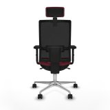 Kontorstol med hovedgrde Piqueras y Crespo 2D086N2 Rdbrun #5