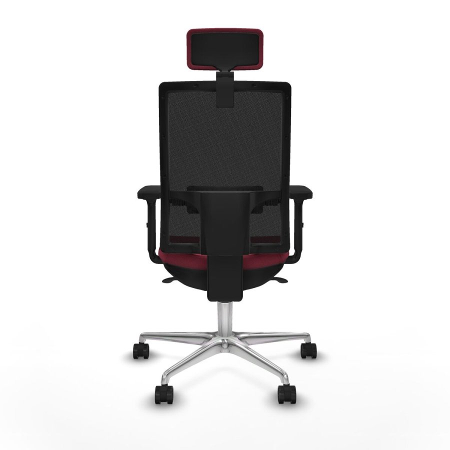 Kontorstol med hovedgrde Piqueras y Crespo 2D086N2 Rdbrun #5