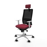 Kontorstol med hovedg�rde Piqueras y Crespo 4B086N2 R�dbrun #2