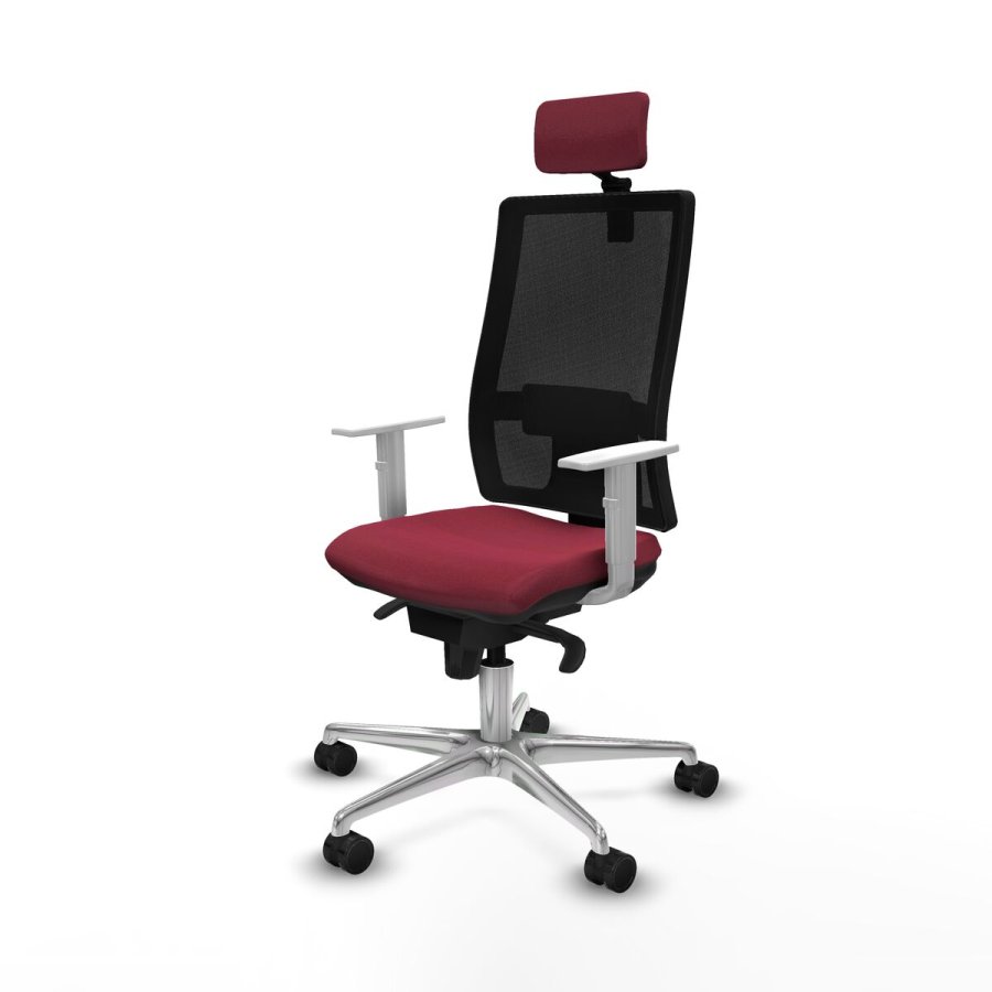 Kontorstol med hovedg�rde Piqueras y Crespo 4B086N2 R�dbrun #2