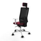 Kontorstol med hovedg�rde Piqueras y Crespo 4B086N2 R�dbrun #4