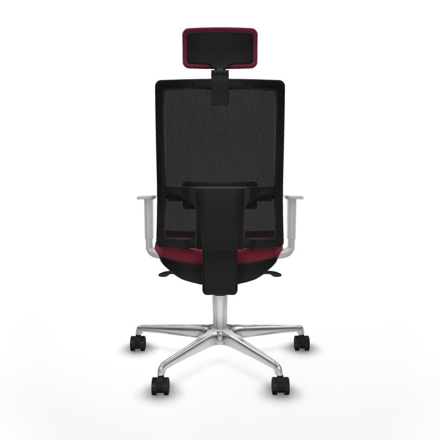 Kontorstol med hovedg�rde Piqueras y Crespo 4B086N2 R�dbrun #5