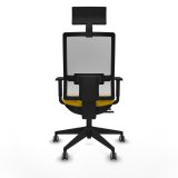 Kontorstol med hovedg�rde Piqueras y Crespo 1D066G1 Gul #5