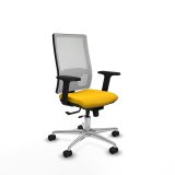 Kontorstol Piqueras y Crespo 2D086N0 Gul #1