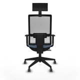 Kontorstol med hovedg�rde Piqueras y Crespo 1D066G1 Himmelbl� #5