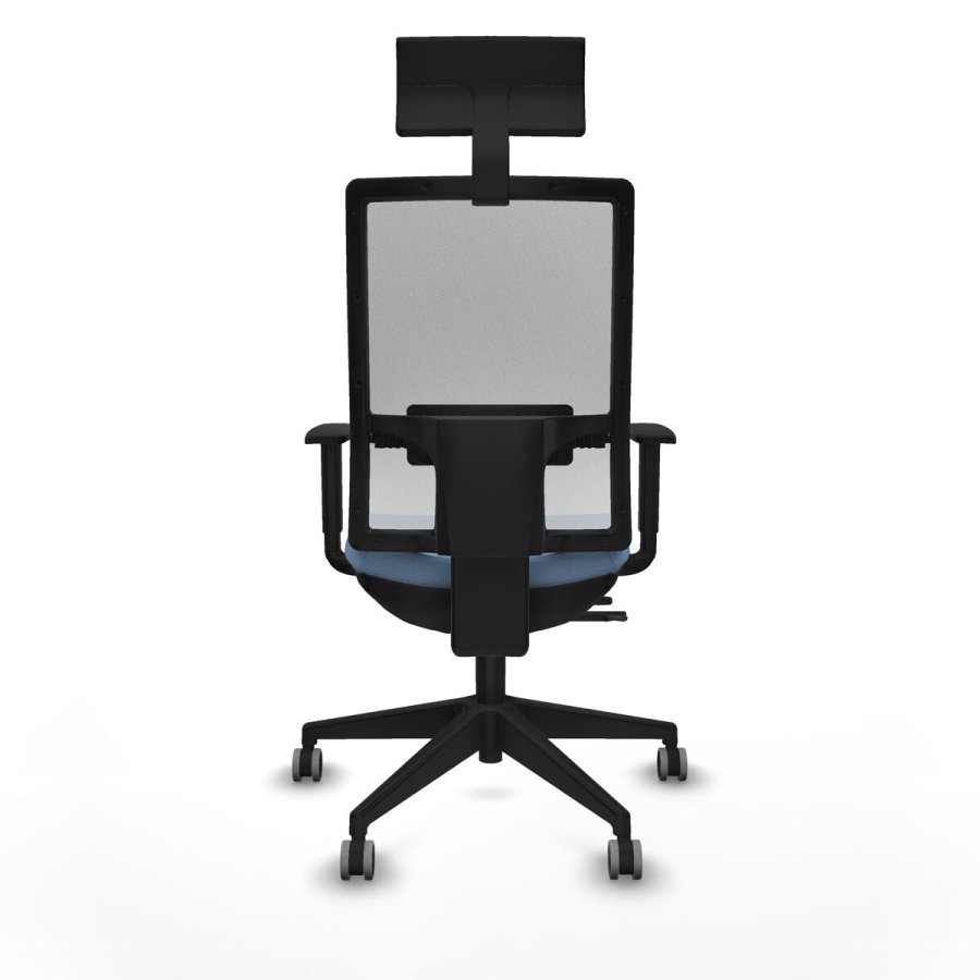 Kontorstol med hovedg�rde Piqueras y Crespo 1D066G1 Himmelbl� #5