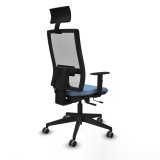 Kontorstol med hovedg�rde Piqueras y Crespo 1D066G1 Himmelbl� #6