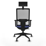 Kontorstol med hovedg�rde Piqueras y Crespo 1D066G1 Lysebl� #5