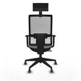 Kontorstol med hovedg�rde Piqueras y Crespo 1D066G1 Lysegr� #5