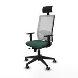 Kontorstol med hovedg�rde Piqueras y Crespo 1D066G1 Gr�n #2