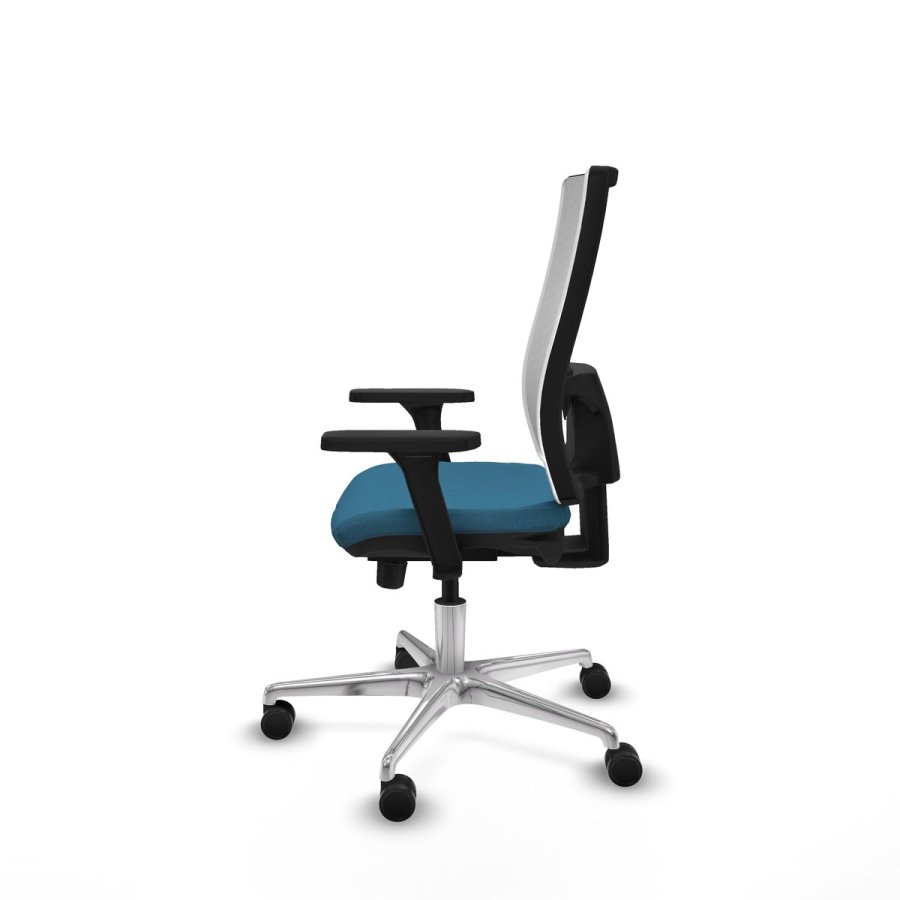 Kontorstol Piqueras y Crespo 3D086N0 Hvid Petroleum grn #3