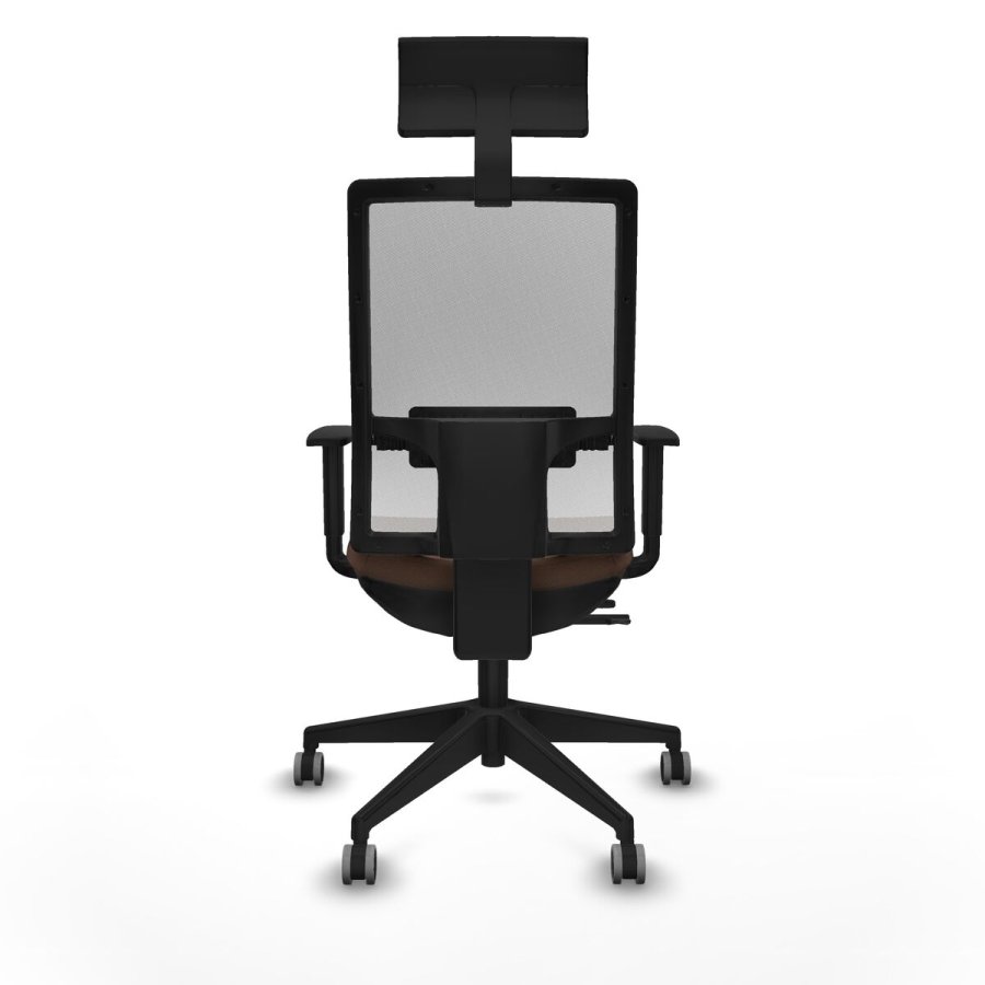 Kontorstol med hovedg�rde Piqueras y Crespo 1D066G1 M�rkebrun #5