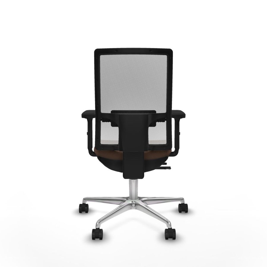 Kontorstol Piqueras y Crespo 2D086N0 Hvid Mrkebrun #5