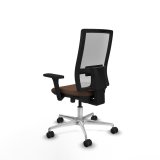 Kontorstol Piqueras y Crespo 3D086N0 Hvid Mrkebrun #4