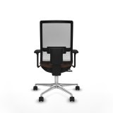 Kontorstol Piqueras y Crespo 3D086N0 Hvid Mrkebrun #5