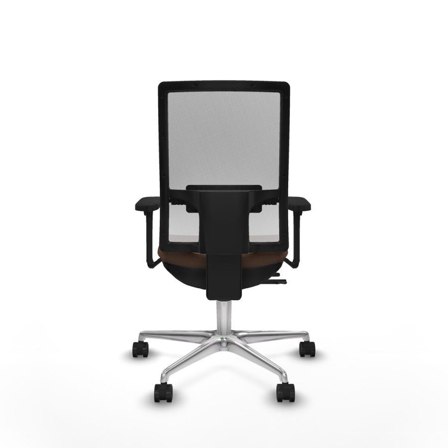 Kontorstol Piqueras y Crespo 3D086N0 Hvid Mrkebrun #5